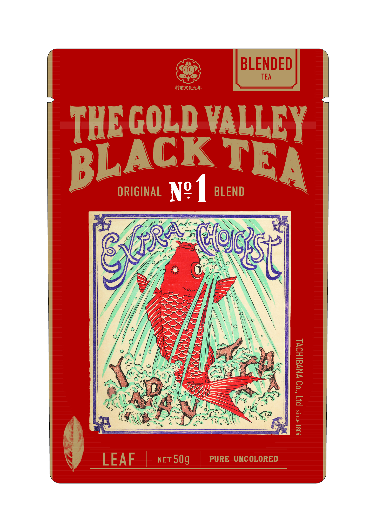 たちばな 和紅茶 ブレンドNo1 リーフ・THE GOLD VALLEY BLACK TEA® SPRING LEAF - 画像 (8)